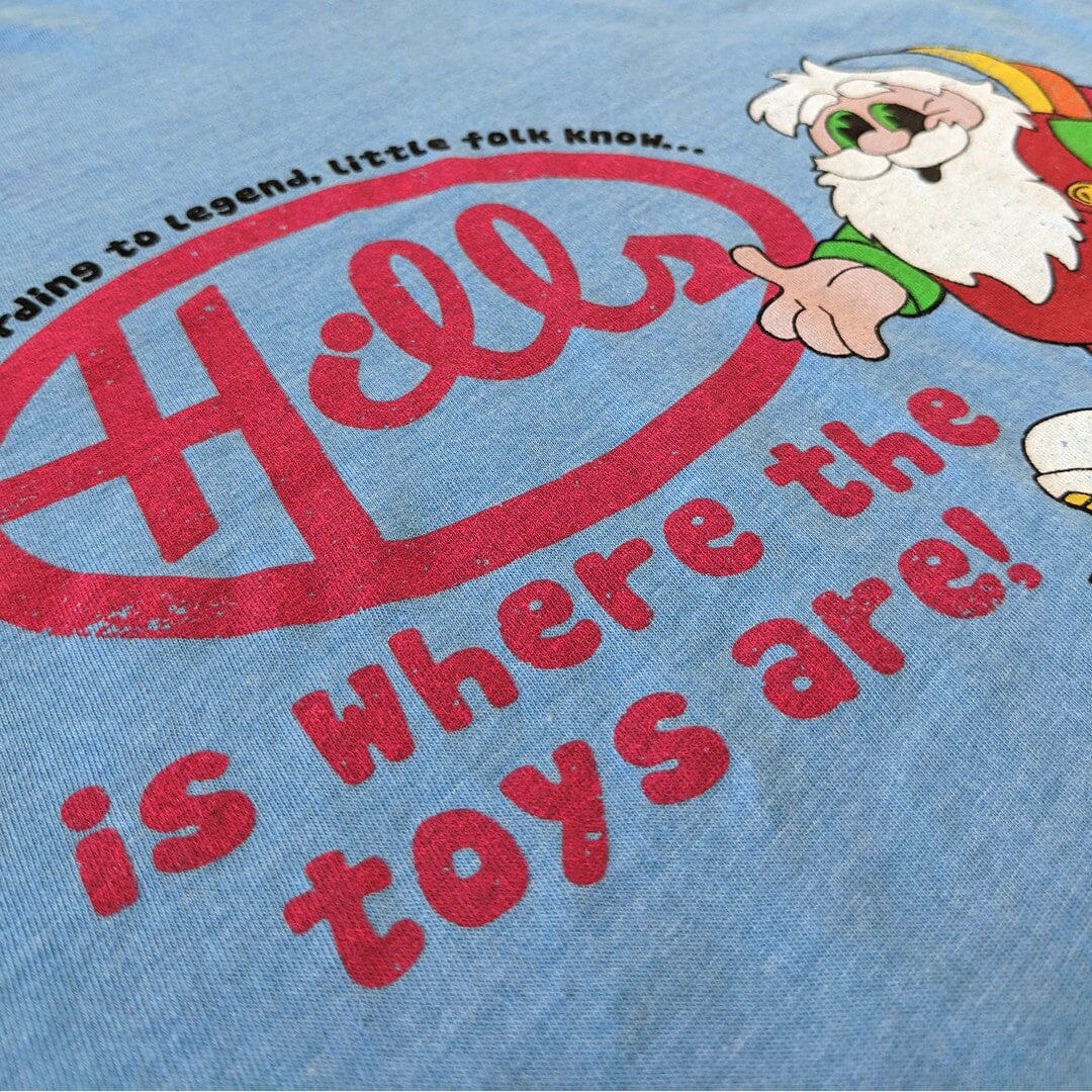 Where The Toys Are Hills T-Shirt Detail Light Blue