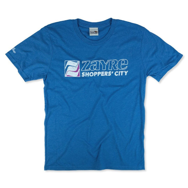 Zayre Shoppers' City T-Shirt Front Bright Blue