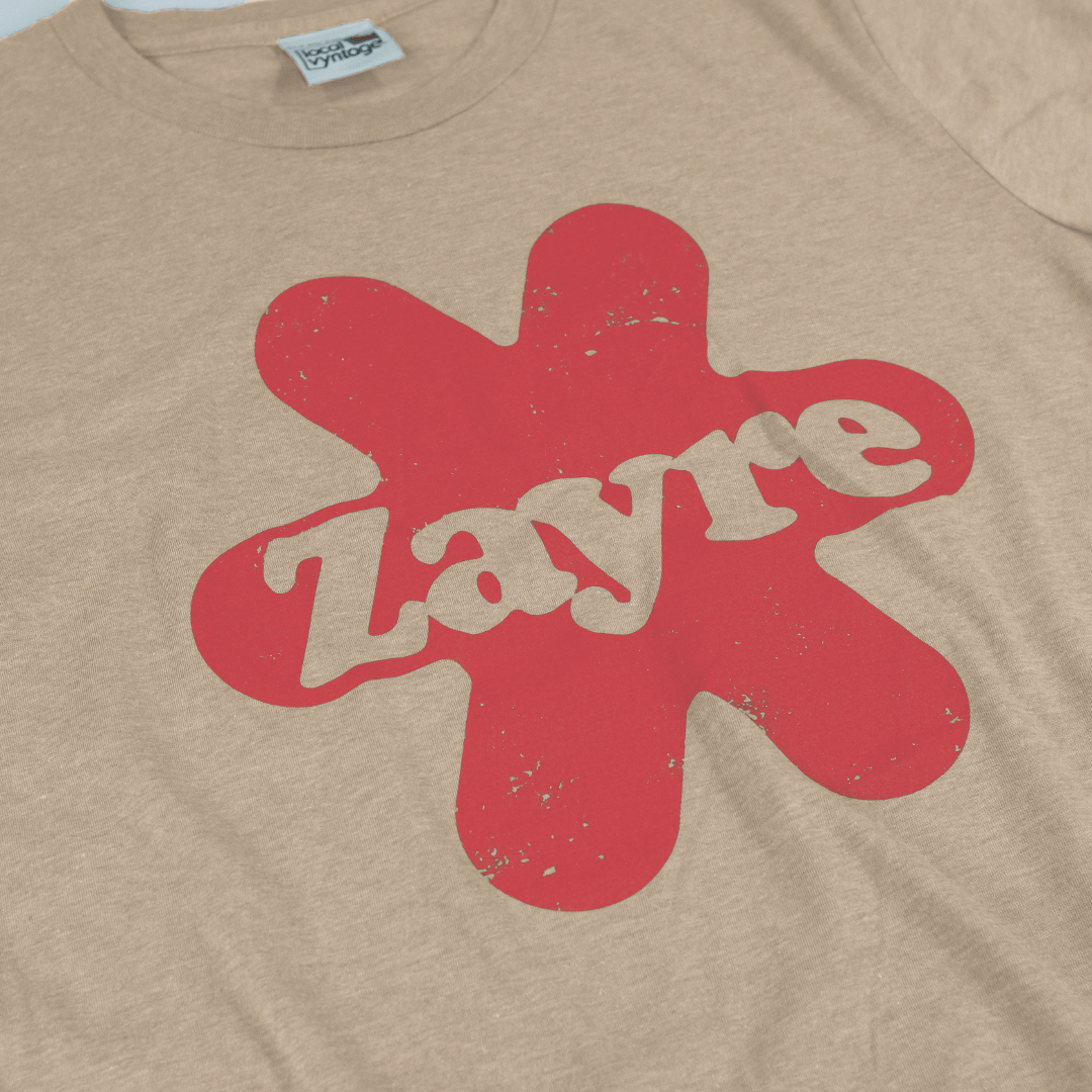 Zayre T-Shirt Detail Faded Brown