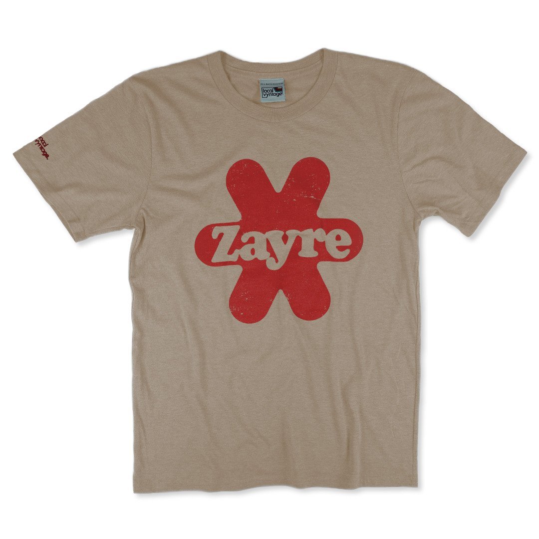 Zayre T-Shirt Front Faded Brown